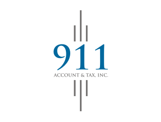 911 Account & Tax, Inc. logo design by rief