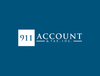 911 Account & Tax, Inc. logo design by jancok