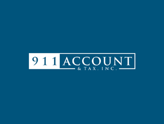 911 Account & Tax, Inc. logo design by jancok