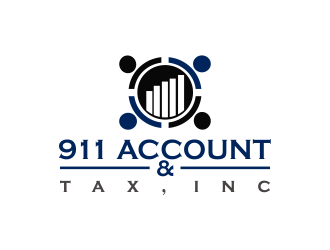 911 Account & Tax, Inc. logo design by Greenlight