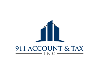 911 Account & Tax, Inc. logo design by RIANW