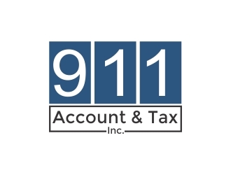 911 Account & Tax, Inc. logo design by onetm