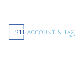 911 Account & Tax, Inc. logo design by qqdesigns