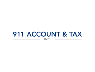 911 Account & Tax, Inc. logo design by ingepro