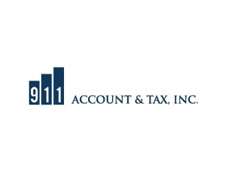 911 Account & Tax, Inc. logo design by maserik