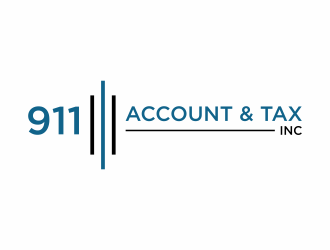 911 Account & Tax, Inc. logo design by hopee
