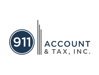 911 Account & Tax, Inc. logo design by Zhafir