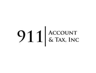911 Account & Tax, Inc. logo design by vostre