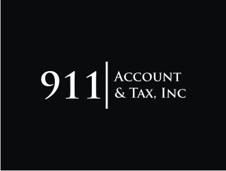 911 Account & Tax, Inc. logo design by vostre