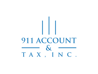 911 Account & Tax, Inc. logo design by diki