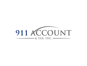 911 Account & Tax, Inc. logo design by alby