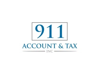 911 Account & Tax, Inc. logo design by sabyan