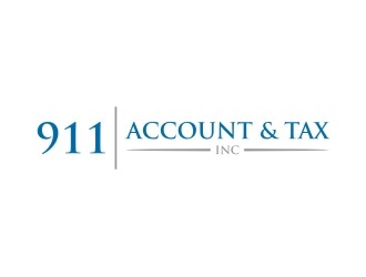 911 Account & Tax, Inc. logo design by sabyan