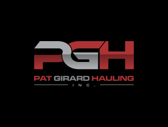 Pat Girard Hauling, Inc. logo design by oke2angconcept