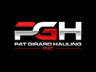 Pat Girard Hauling, Inc. logo design by hidro