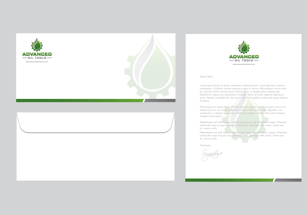 Advanced Oil Tools logo design by labo