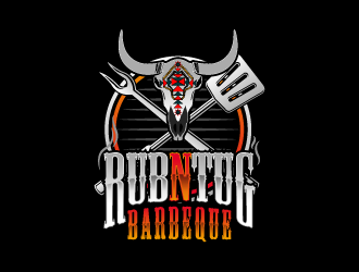 Rub N Tug BBQ logo design by torresace
