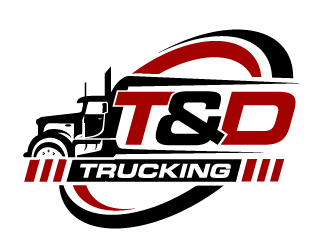 T&D Trucking logo design by THOR_