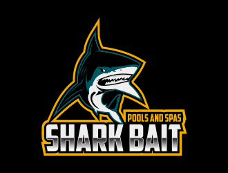 Shark Bait Pools and Spas logo design by Kruger