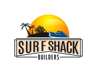Surf Shack Builders logo design by naldart