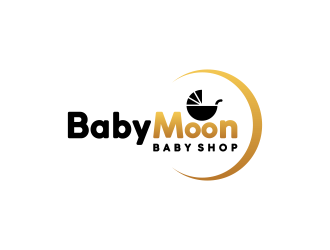 BabyMoon Baby Shop logo design by RIANW