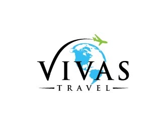 VIVAS TRAVEL logo design by usef44