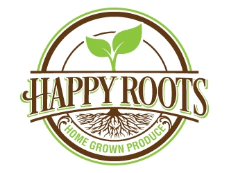 Happy Roots  logo design by jaize