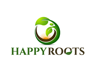Happy Roots  logo design by tec343