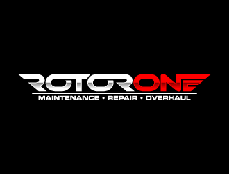 Rotor One (Company name)    Maintenance.Repair.Overhaul (Primary business type) logo design by torresace