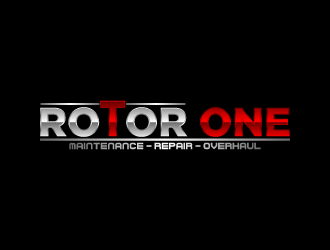 Rotor One (Company name)    Maintenance.Repair.Overhaul (Primary business type) logo design by fastsev