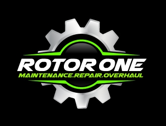 Rotor One (Company name)    Maintenance.Repair.Overhaul (Primary business type) logo design by AamirKhan