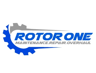 Rotor One (Company name)    Maintenance.Repair.Overhaul (Primary business type) logo design by AamirKhan