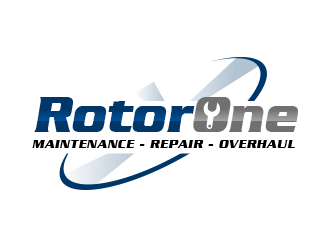 Rotor One (Company name)    Maintenance.Repair.Overhaul (Primary business type) logo design by BeDesign