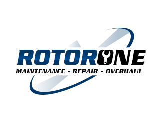 Rotor One (Company name)    Maintenance.Repair.Overhaul (Primary business type) logo design by BeDesign