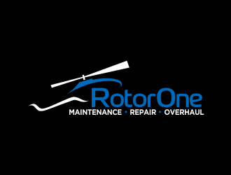 Rotor One (Company name)    Maintenance.Repair.Overhaul (Primary business type) logo design by done