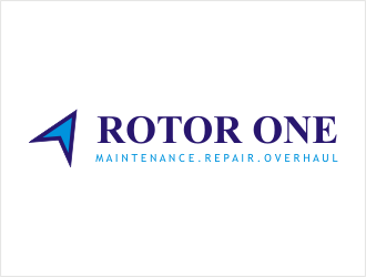 Rotor One (Company name)    Maintenance.Repair.Overhaul (Primary business type) logo design by bunda_shaquilla
