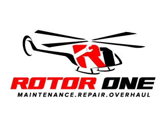 Rotor One (Company name)    Maintenance.Repair.Overhaul (Primary business type) logo design by jaize