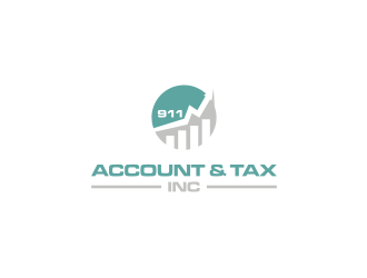 911 Account & Tax, Inc. logo design by sodimejo