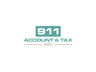 911 Account & Tax, Inc. logo design by sodimejo