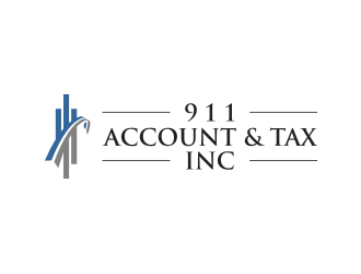 911 Account & Tax, Inc. logo design by RatuCempaka