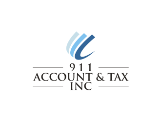 911 Account & Tax, Inc. logo design by RatuCempaka