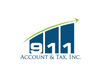 911 Account & Tax, Inc. logo design by ralph