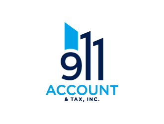 911 Account & Tax, Inc. logo design by Lawlit