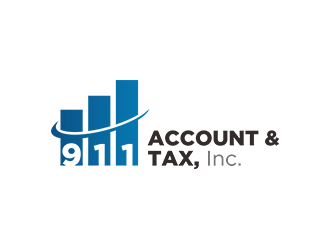 911 Account & Tax, Inc. logo design by Edi Mustofa