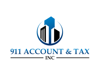 911 Account & Tax, Inc. logo design by cintoko