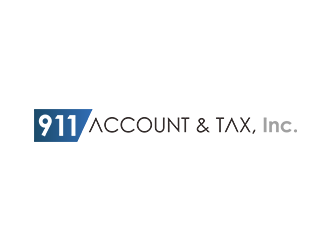 911 Account & Tax, Inc. logo design by Edi Mustofa