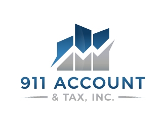 911 Account & Tax, Inc. logo design by akilis13
