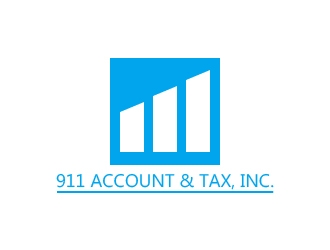 911 Account & Tax, Inc. logo design by Mirza