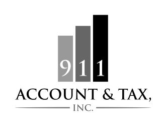 911 Account & Tax, Inc. logo design by savana