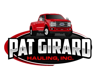 Pat Girard Hauling, Inc. logo design by AamirKhan